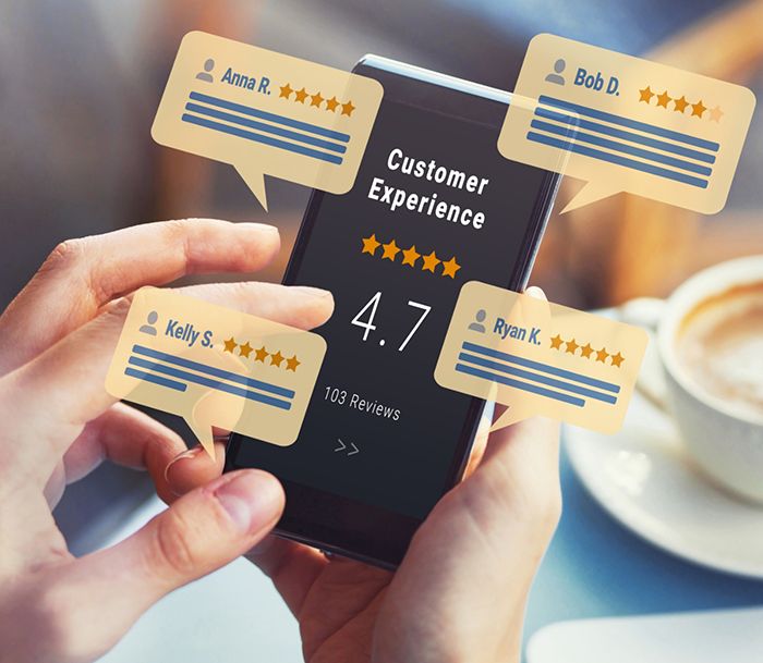 Smiling man and woman holding each other in a park